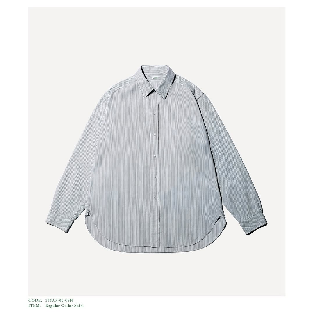A.PRESSE 25SS Regular Collar Shirt.